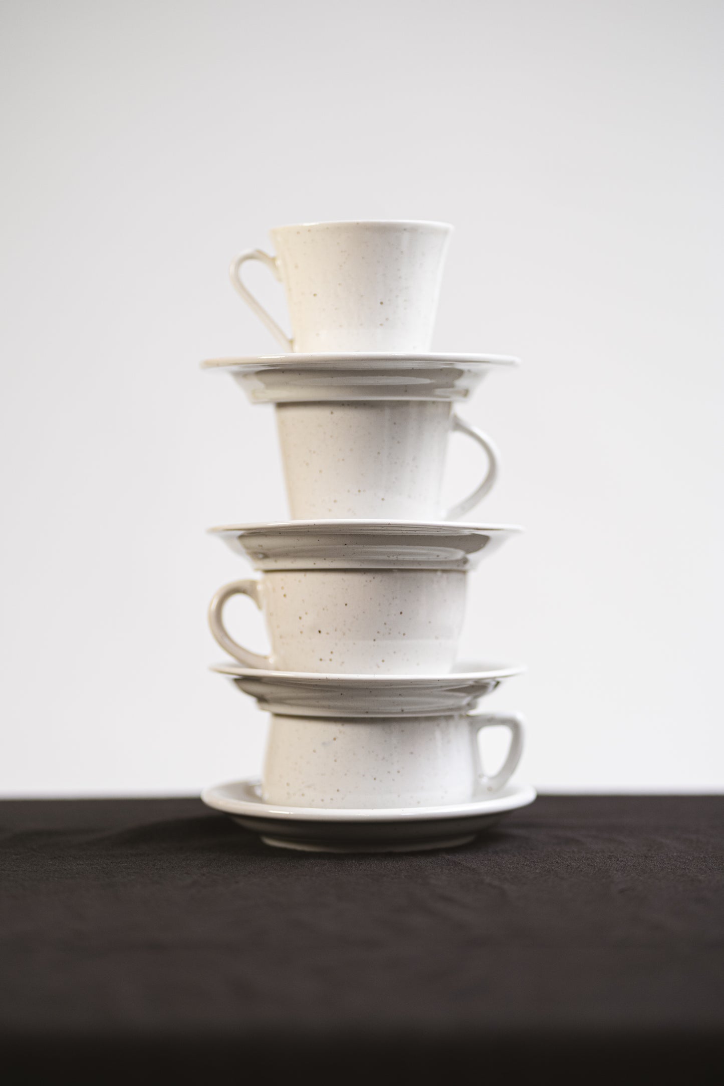 Set Koffietassen met schaaltje