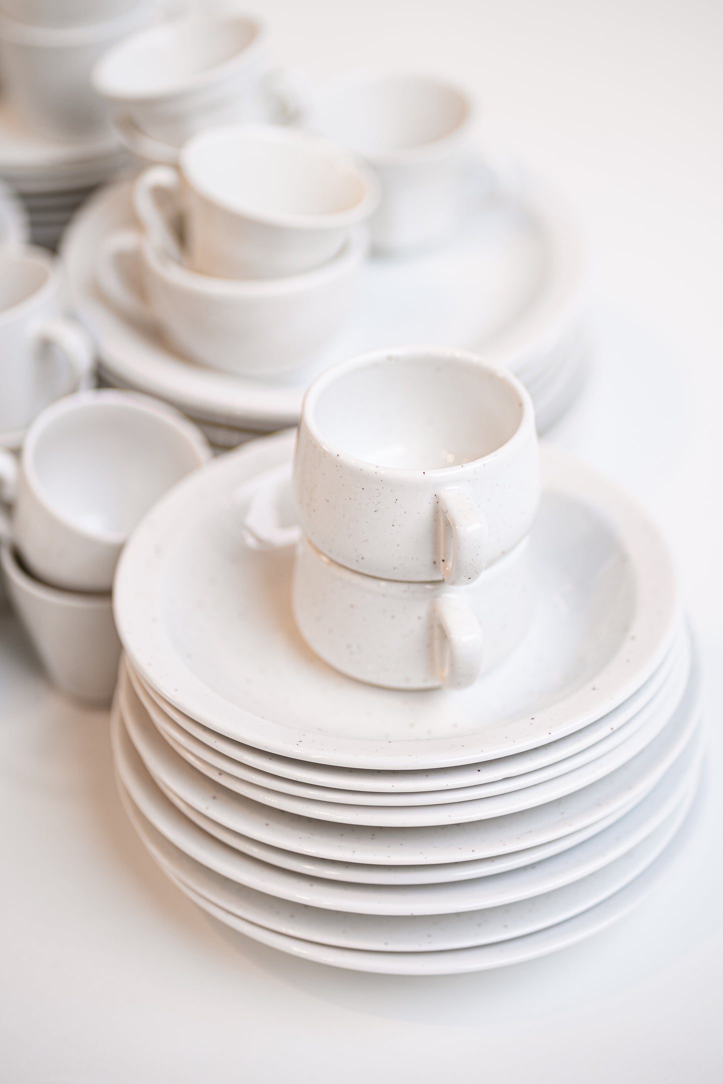 Set Koffietassen met schaaltje (op voorraad)