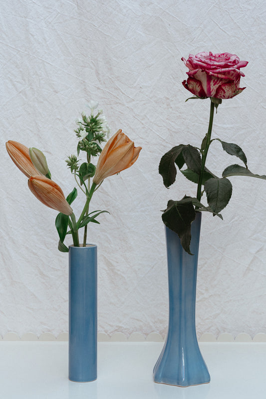 Vaas blauw